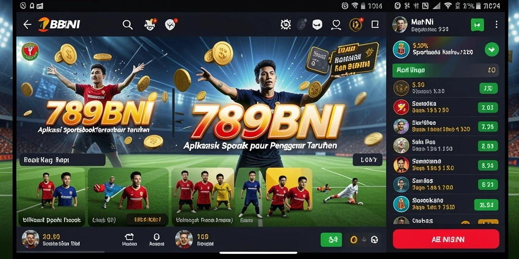 Tampilan gameplay menarik di aplikasi Sportsbook 789BNI.