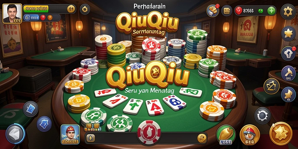 Gameplay QiuQiu yang seru dan kompetitif.