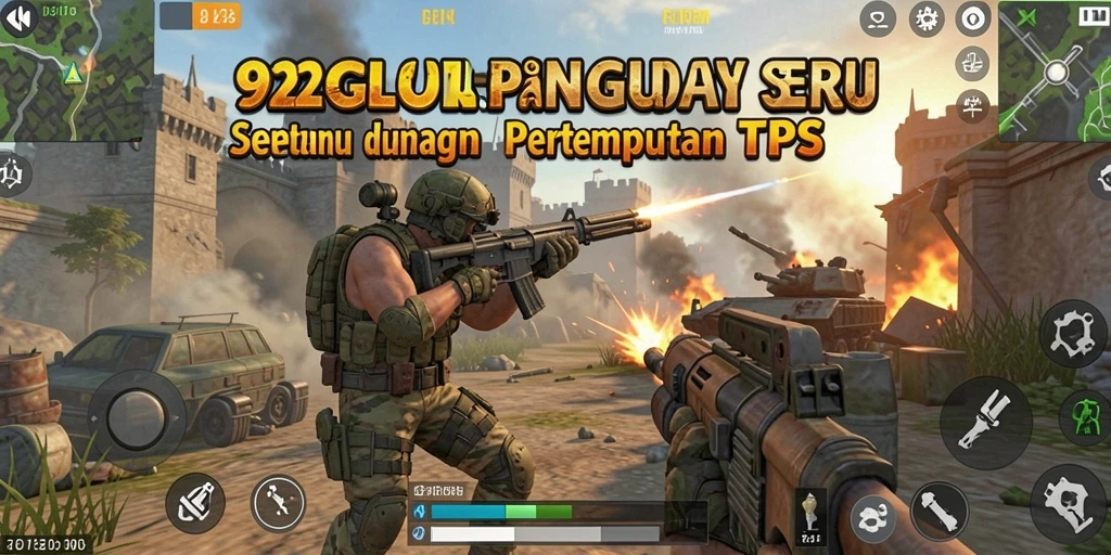 Tampilan gameplay seru di 92GLORY dengan aksi TPS yang mendebarkan.
