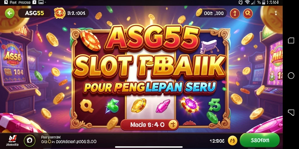 Tampilan gameplay menarik dari ASG55 dengan tema slot yang bervariasi.