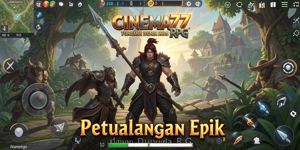 Tampilan gameplay seru dalam dunia RPG yang penuh petualangan.