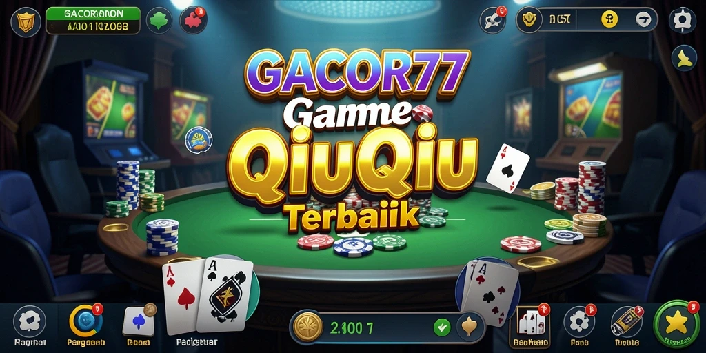 Tampilan gameplay QiuQiu yang menawan dan interaktif di GACOR77.