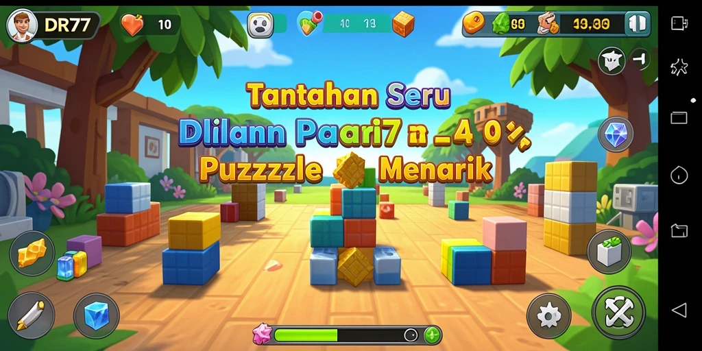 Gameplay menantang dan mengasyikkan dari IDR77 dalam kategori Puzzle.