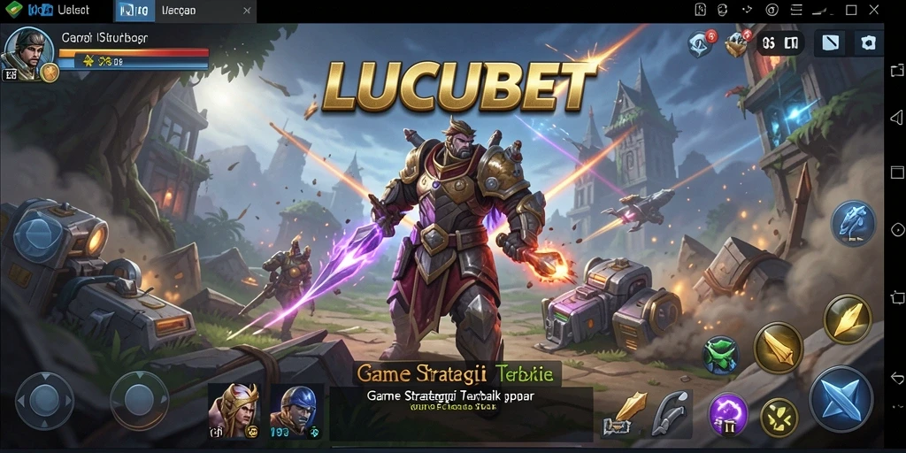 Tampilan gameplay LUCUBET yang mendebarkan dan interaktif.
