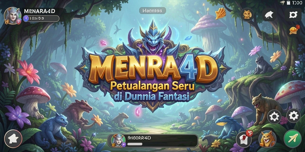 Tampilan gameplay seru dari MENARA4D yang penuh aksi petualangan.