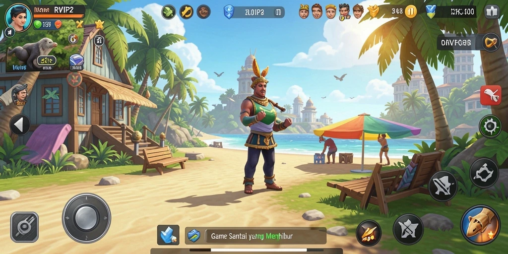 Gameplay RVIP2 yang mengasyikkan dan penuh warna.