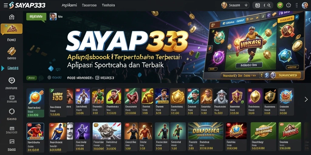 Tampilan gameplay Sportsbook yang menarik dan interaktif.