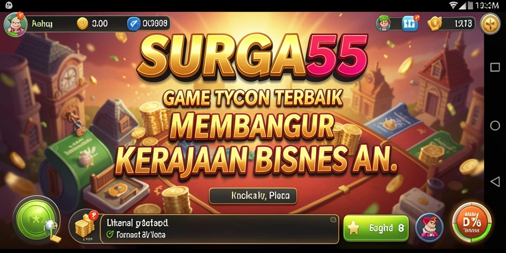 Tampilan gameplay menakjubkan dalam dunia Tycoon