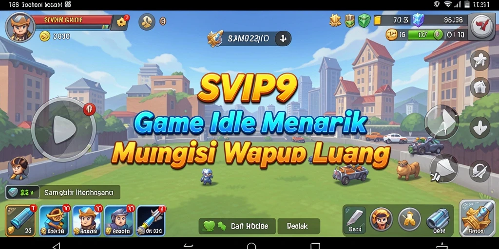 Tangkapan layar menampilkan gameplay Idle yang menarik dari SVIP9.