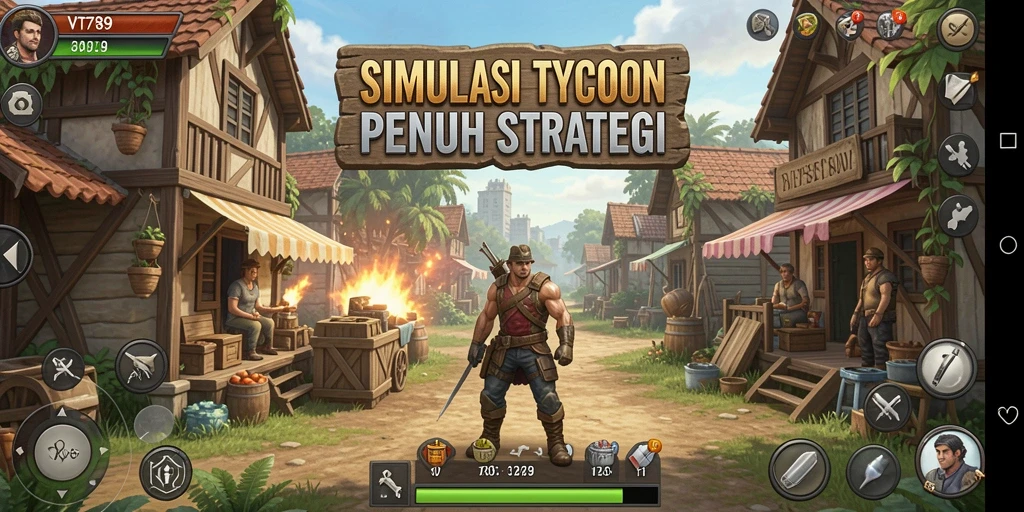 Tampilan menawan dari gameplay Tycoon VT789.